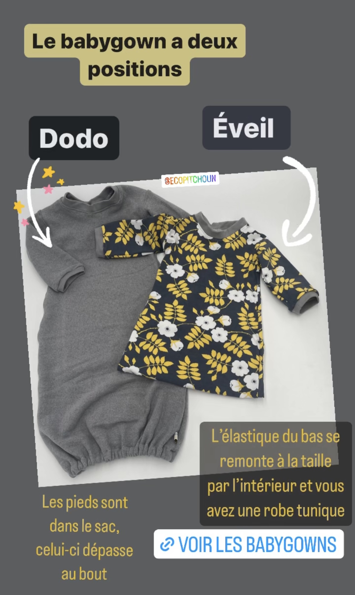 Utilisation du babygown